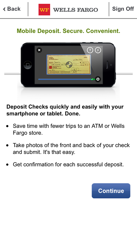 wells fargo mobile app travel notice