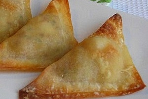 Crispy Baked Shrimp Wontons