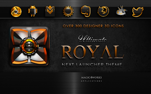 Next Launcher Theme Royal