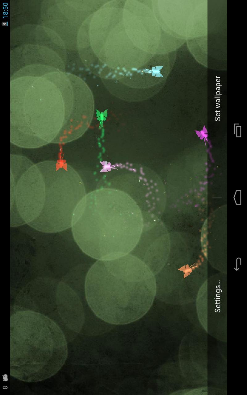Magic fairies Live Wallpaper Screen 3