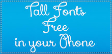 Tall Fonts Free APK