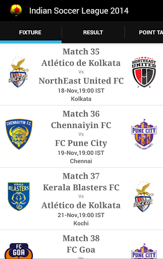 Indian Soccer League 2014