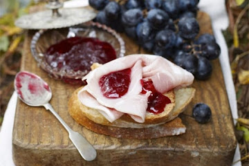 Grape & rosemary jelly