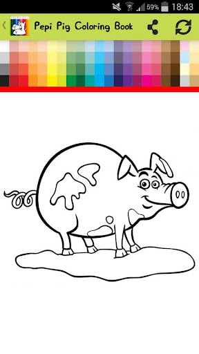 Pepi Pig Coloring Book