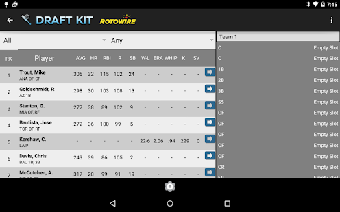2015 Fantasy Baseball Draftkit Screen 3