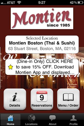 Montien Boston Thai Sushi