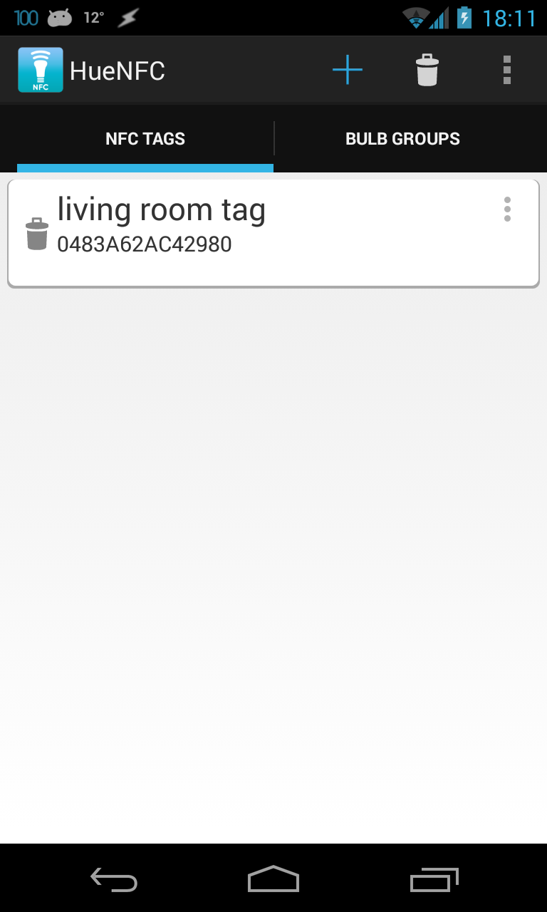 NFC for Hue Screen 2