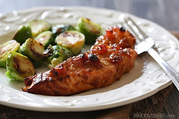 Broiled Wild Salmon with Apple Cherry Chutney