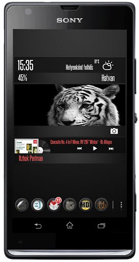 【免費個人化App】Black Tiger Zooper theme-APP點子