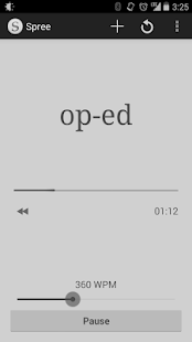 Spree - Speed Reader - screenshot thumbnail
