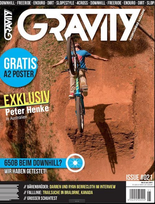 Android application Gravity Mountainbike Magazine screenshort