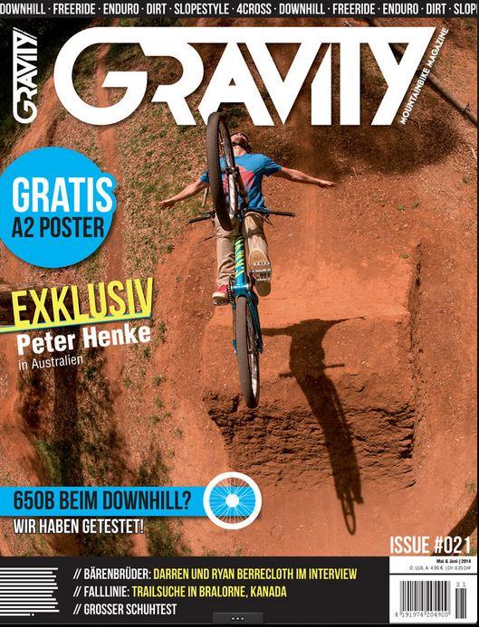 Gravity Mountainbike Magazine Screen 1