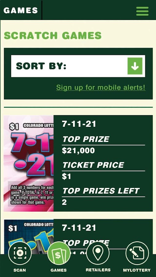 Colorado Lottery Scratch App Android Apps on Google Play