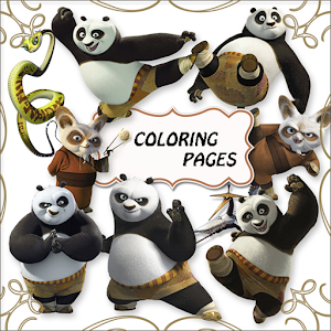 Kung Fu Panda Coloring Book LOGO-APP點子