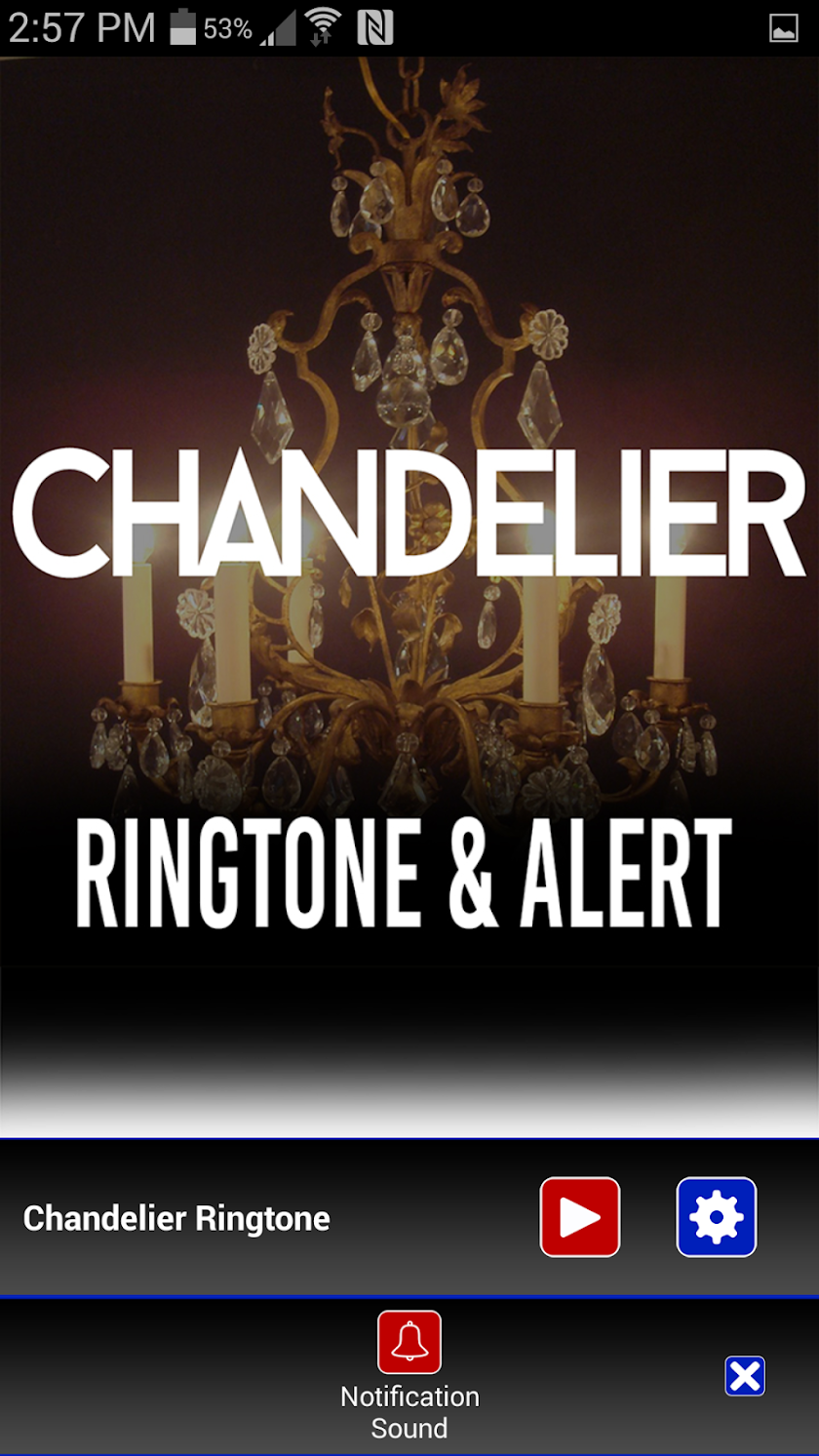Chandelier Ringtone Screen 3