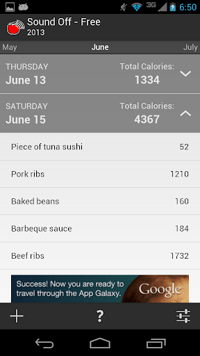 Sound Off Food Tracker - Free