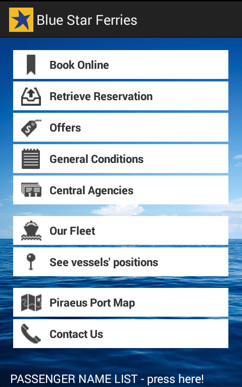 Blue Star Ferries - screenshot