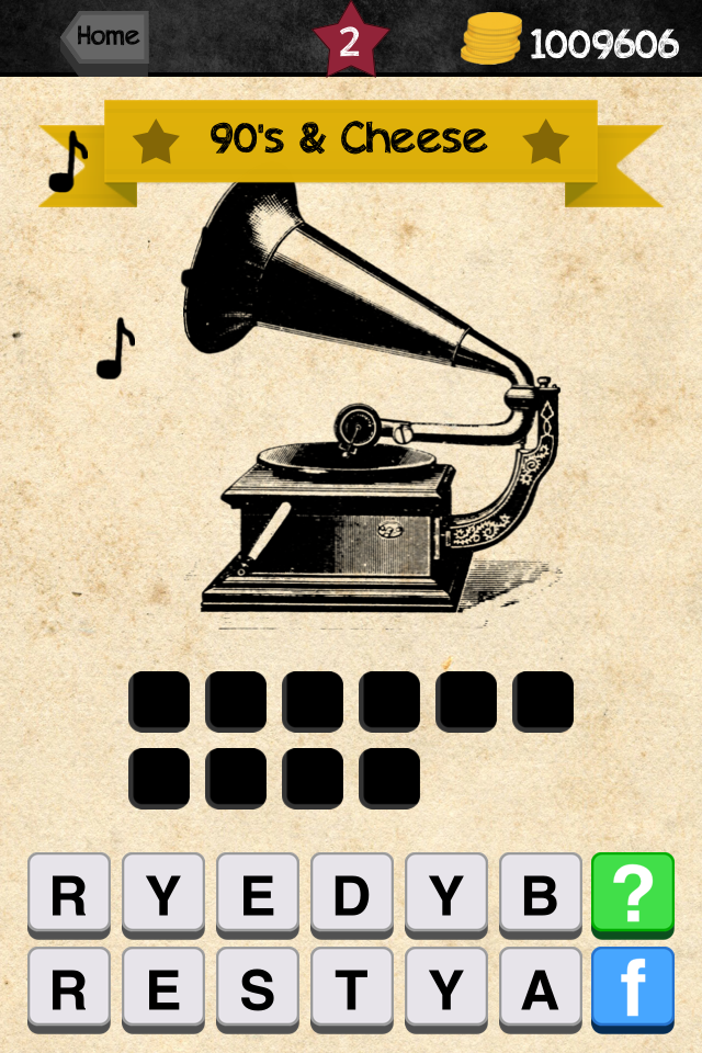 Guess The Intro -- Song Quiz Screen 3