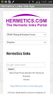 Hermetics Portal App Screenshots 0