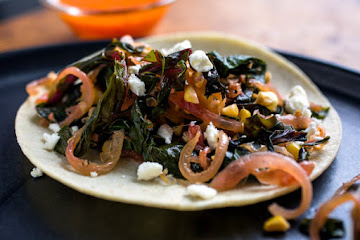 Chard and Sweet Corn Tacos