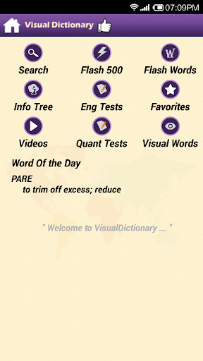 Visual Dictionary for GRE Free