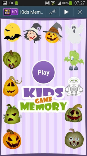 Halloween Memory Game For Kids