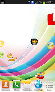 Emoji Fun Touch Live wallpaper Screenshots 1
