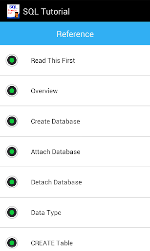 【免費教育App】SQL Hands On Tutorial-APP點子