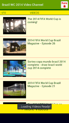 Brazil WC 2014 Video Channel