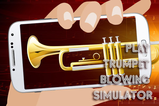 Play trumpet blowing simulator