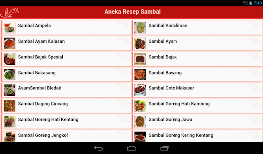 Free Download Resep Sambal APK for Android