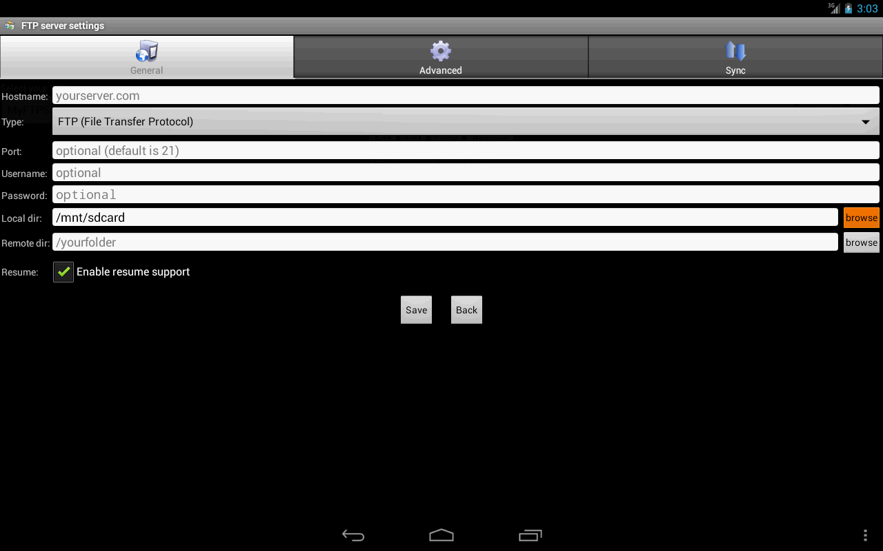 AndFTP Android
