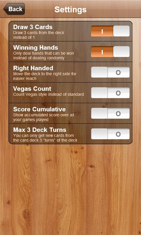 Solitaire! Screen 2