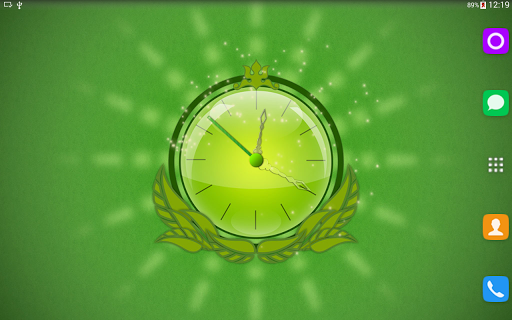 免費下載個人化APP|Green Nature HD Clock app開箱文|APP開箱王