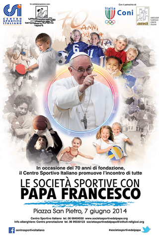 7 giugno: sportivi dal Papa