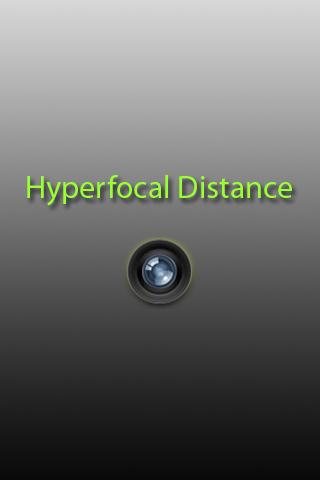 Hyperfocal Distance Plus Screen 1