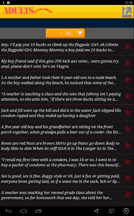 Adults Funny Jokes Screen 2