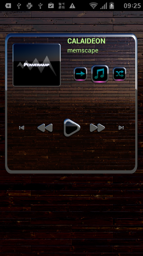 Poweramp Widget CALAIDEON Screen 2