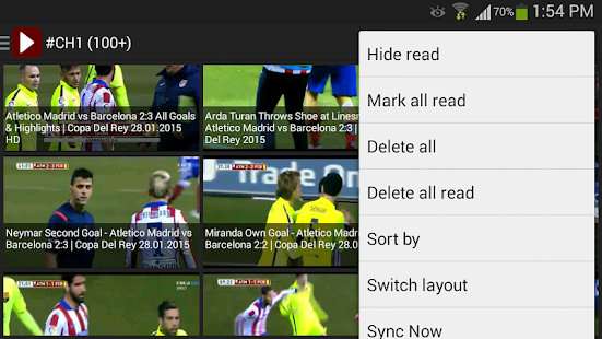 Football Goals and Videos Screenshots 1