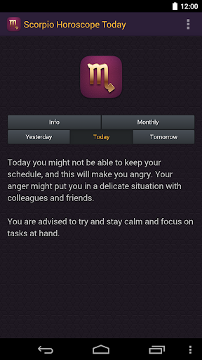 【免費生活App】Scorpio Horoscope Today 2015-APP點子