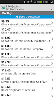 Term Life Quotes Screenshots 3