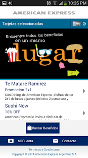 American Express Móvil Screenshots 0