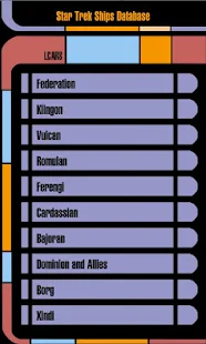 Star Trek Ships Database