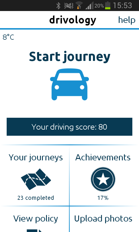 Drivology Screen 1
