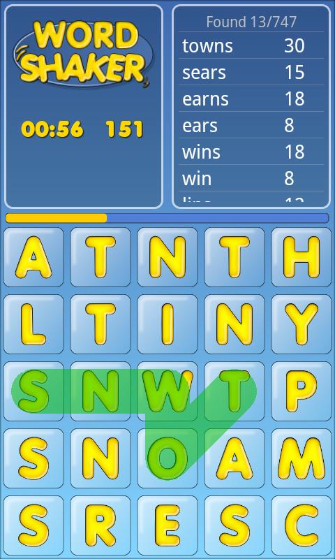 Word Shaker Screen 2