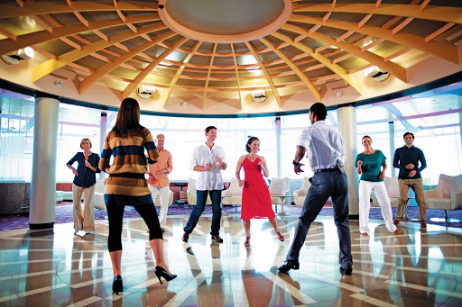 Let loose and try something new like a salsa dance class during your stay on Celebrity Silhouette. Bonus: You'll probably never see these folks again!