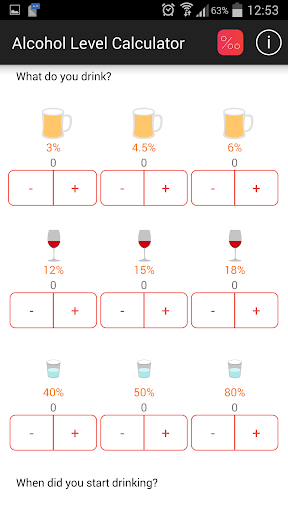 Alcohol Calculator