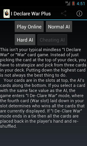 【免費紙牌App】I Declare War Free-APP點子