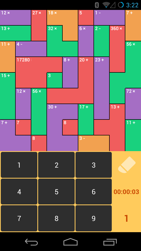 Calcudoku Donate Screen 2