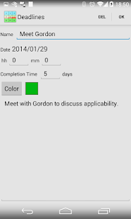 Deadlines Calendar Free Screenshots 1